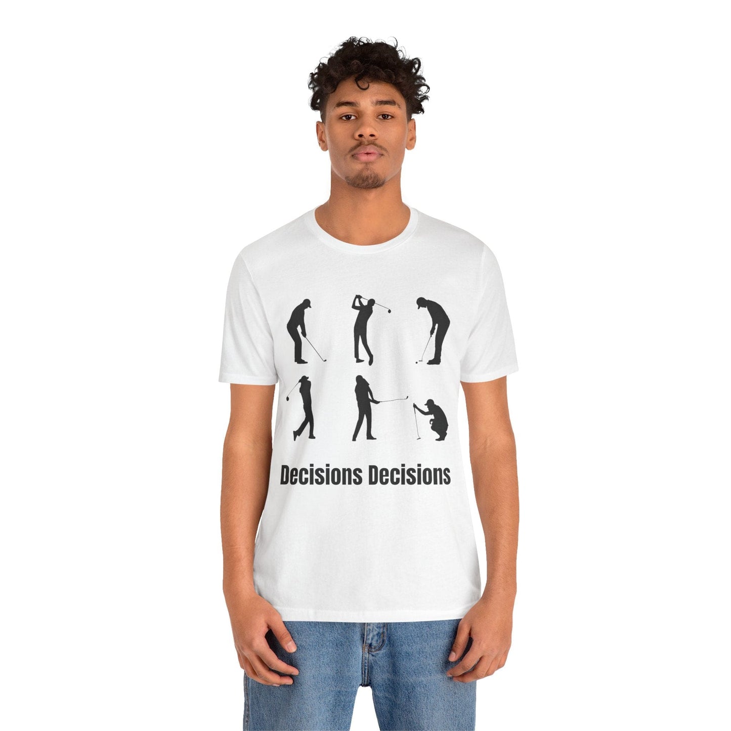 TeeFEVA T-Shirt Golf Stoke Decisions | Fun Humorous Golf Unisex TShirt