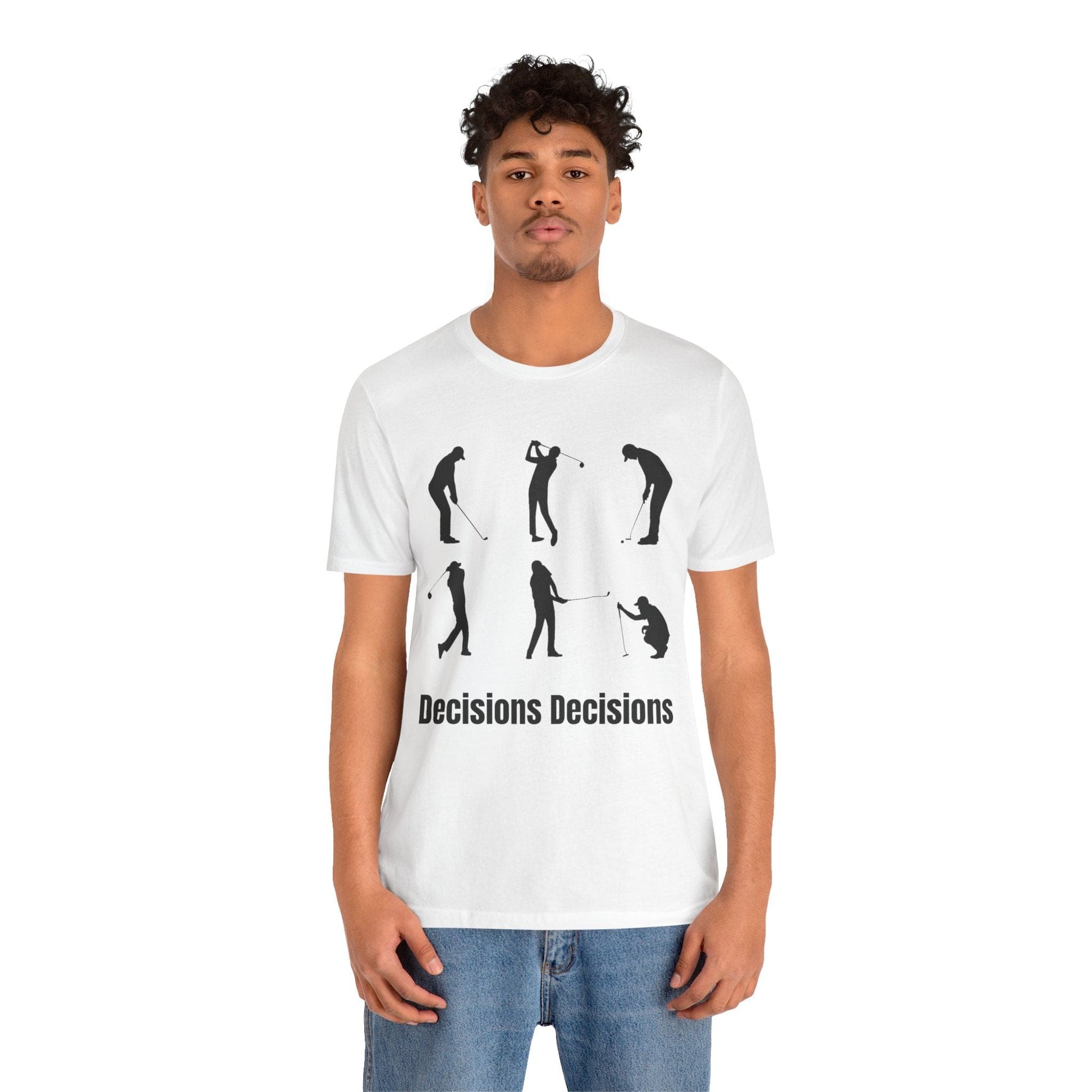 TeeFEVA T-Shirt Golf Stoke Decisions | Fun Humorous Golf Unisex TShirt