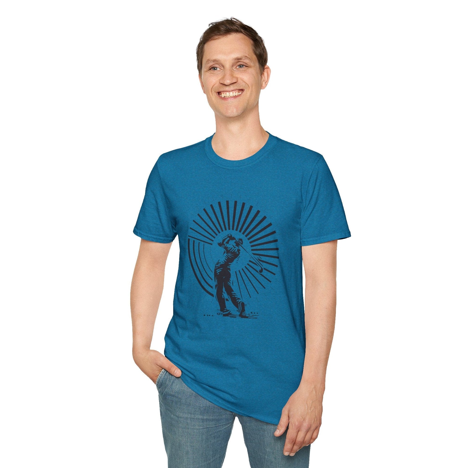 TeeFEVA T-Shirt Golf Swing Zone : Great Golf Lover T-Shirt, Unisex Soft & Comfortable