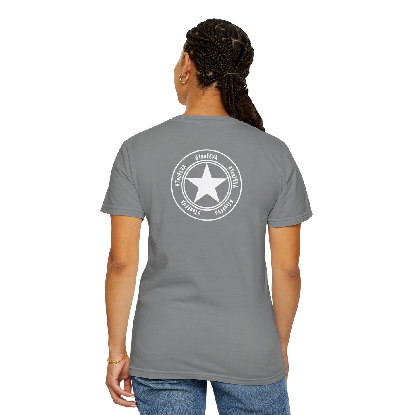 TeeFEVA T-Shirt "Send It" - Mountain Bike T-Shirt — Cog Layout - Vintage MTB Graphic Tee for Mountain Bikers Everywhere