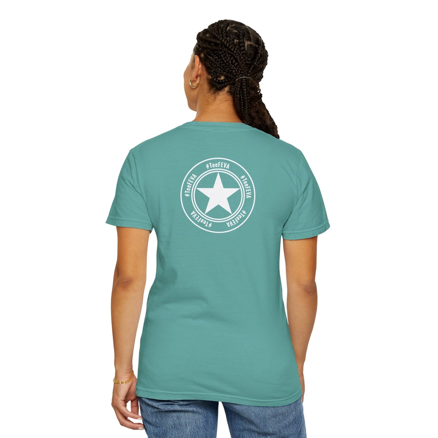 TeeFEVA T-Shirt "Send It" - Mountain Bike T-Shirt — Vintage MTB Graphic Tee for Mountain Bikers Everywhere