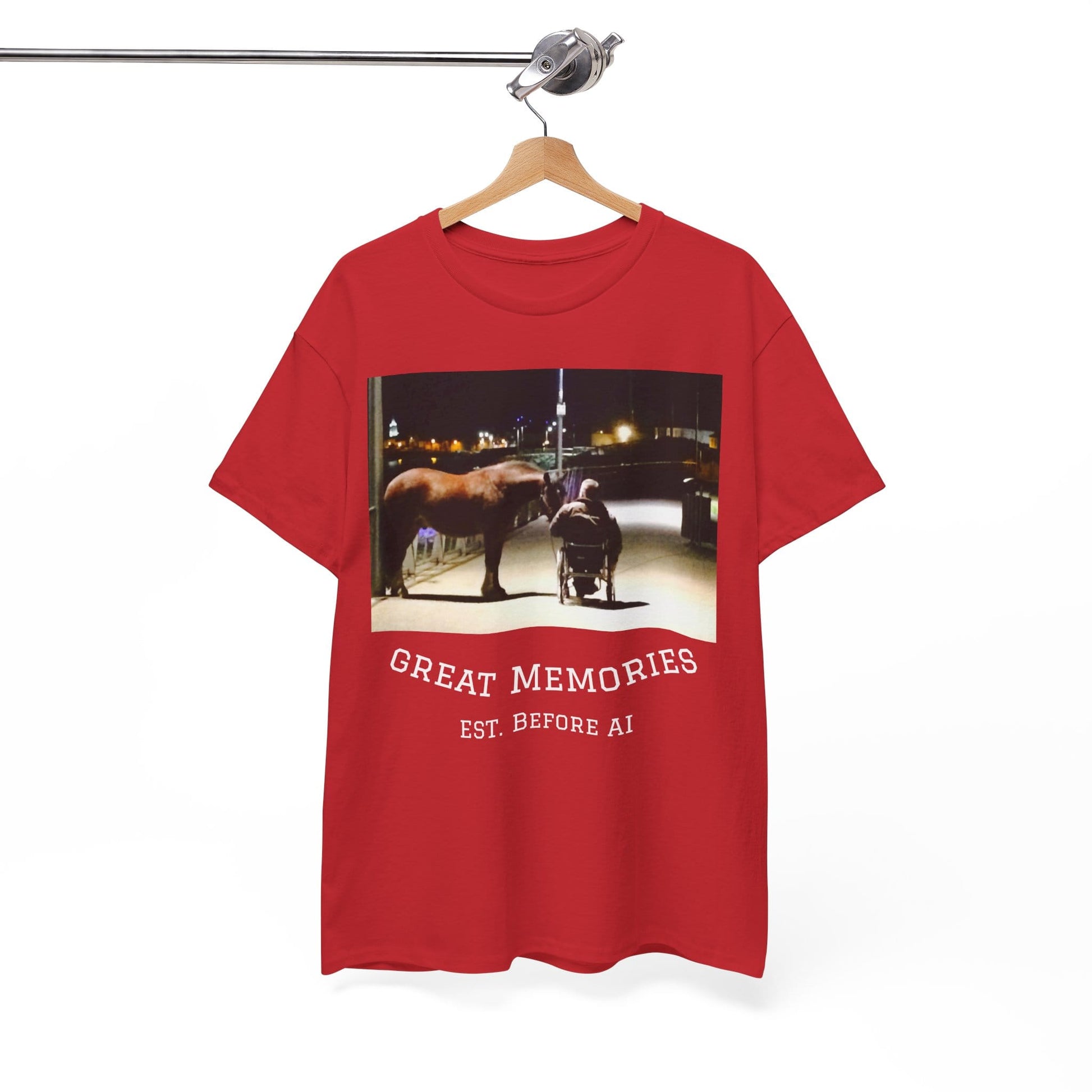 TeeFEVA T-Shirt Vintage Photo Tee — "Great Memories" (Est. Before AI)
