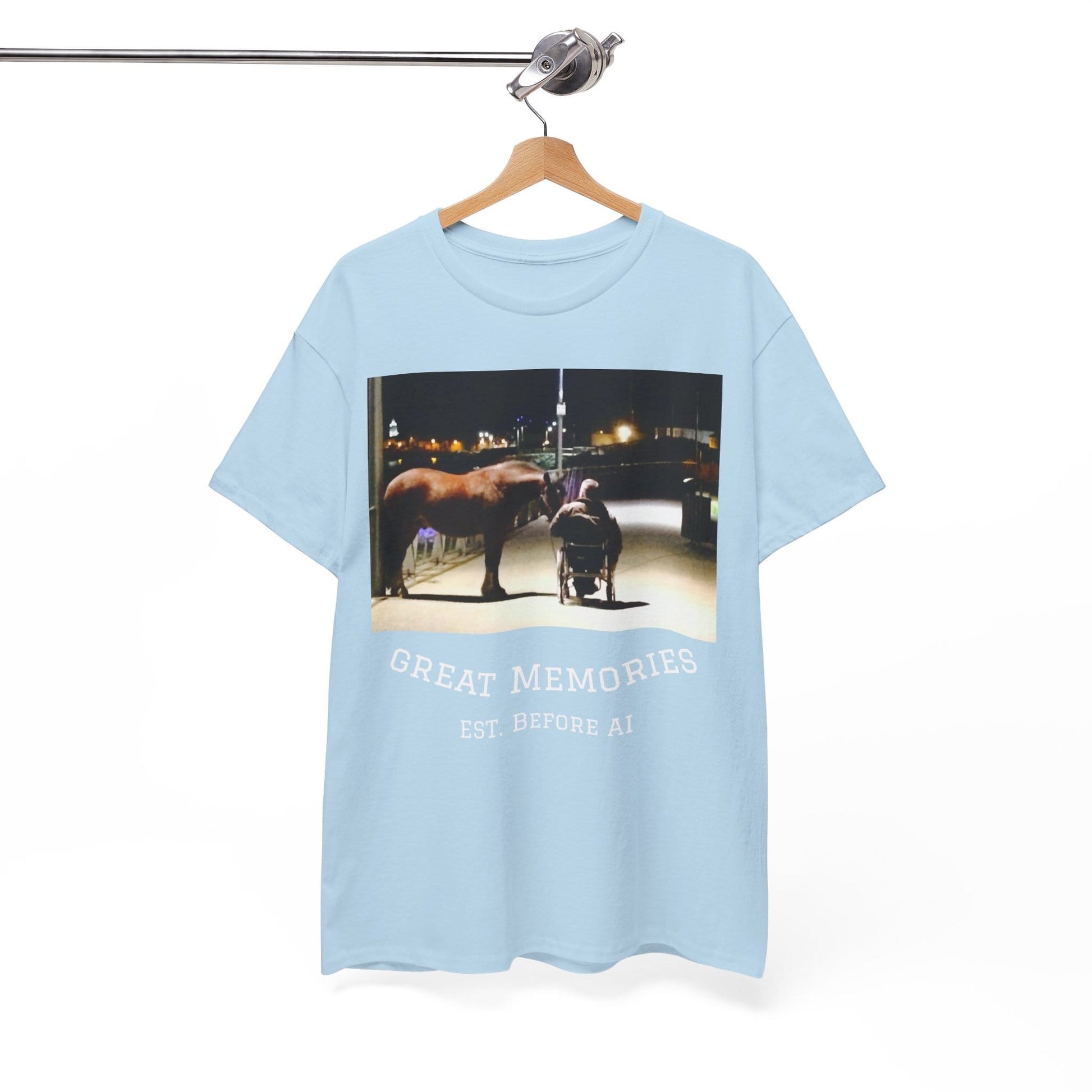 TeeFEVA T-Shirt Vintage Photo Tee — "Great Memories" (Est. Before AI)
