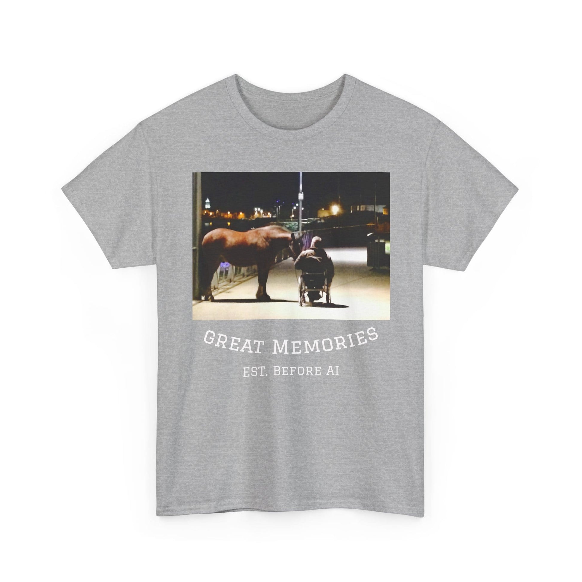 TeeFEVA T-Shirt Vintage Photo Tee — "Great Memories" (Est. Before AI)