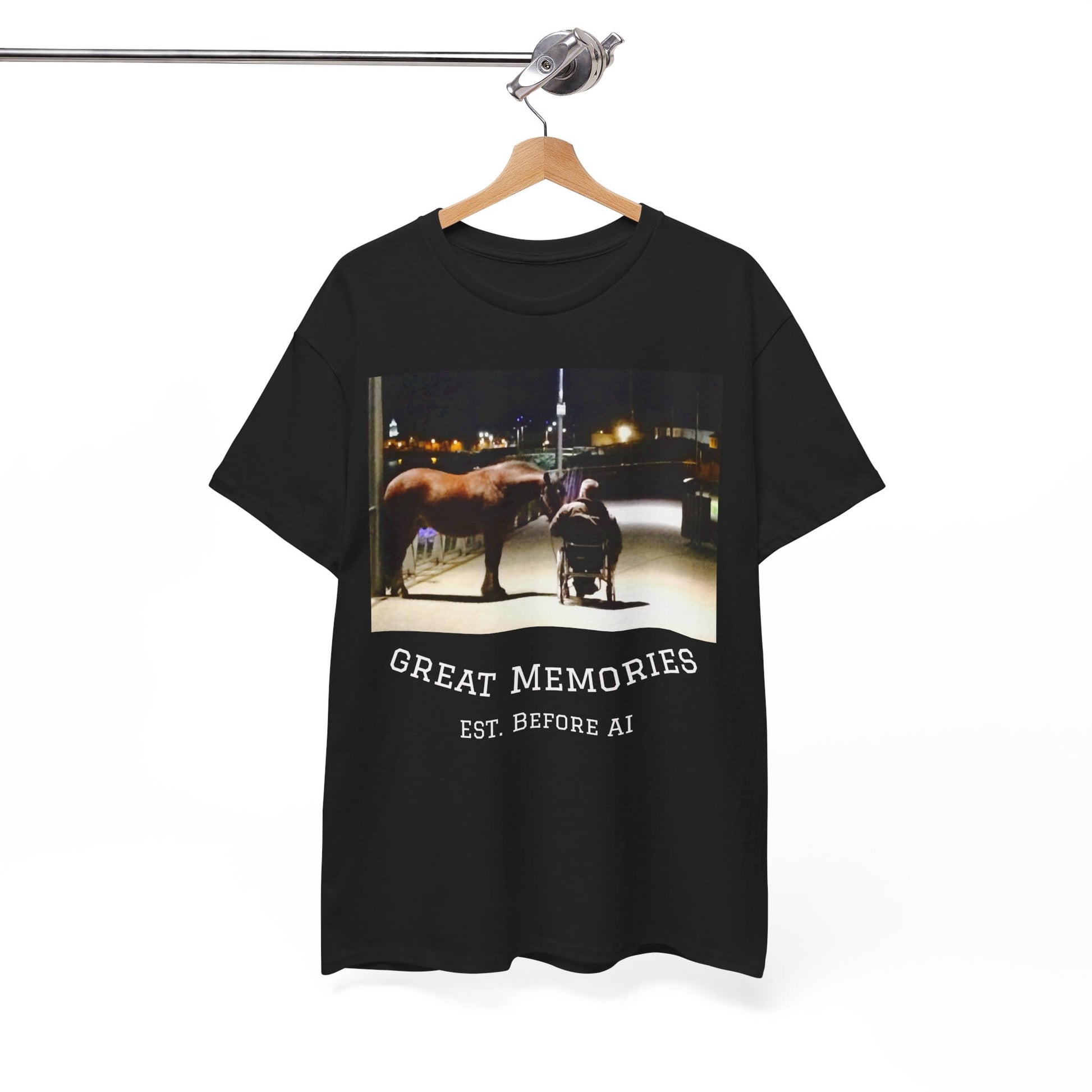 TeeFEVA T-Shirt Vintage Photo Tee — "Great Memories" (Est. Before AI)