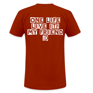 TeeFEVA Unisex Tri-Blend T-Shirt | Bella & Canvas One Life Live It & Race - Unisex Tri-Blend T-Shirt