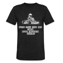 Load image into Gallery viewer, TeeFEVA Unisex Tri-Blend T-Shirt | Bella &amp; Canvas One Life Live It &amp; Race - Unisex Tri-Blend T-Shirt