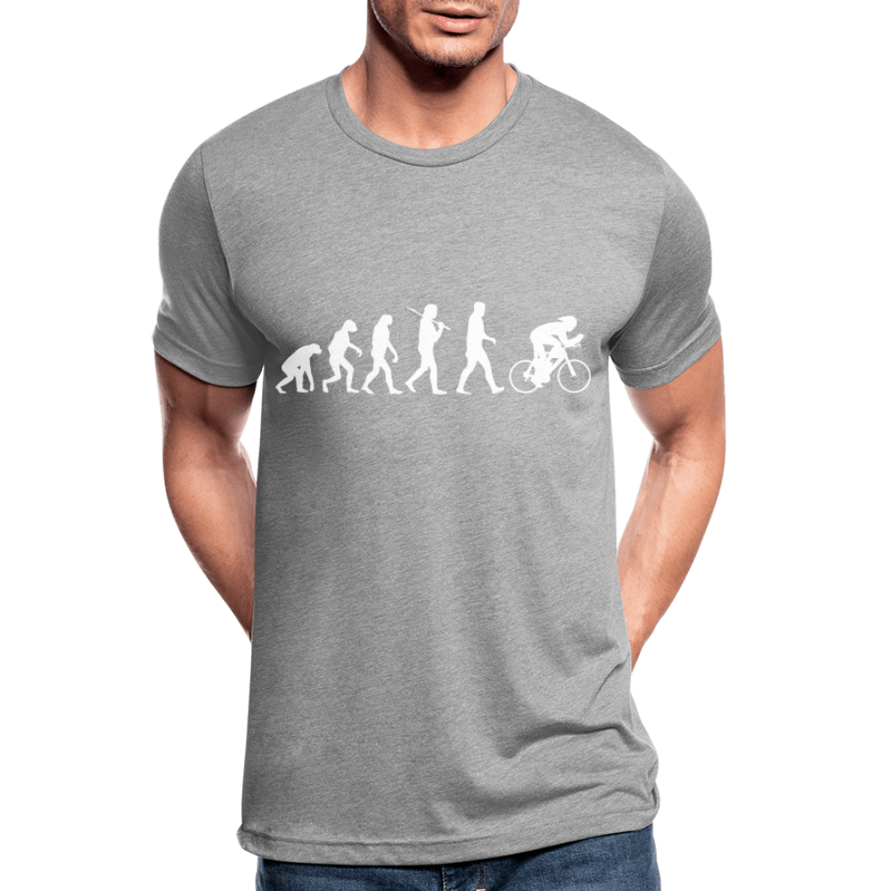TeeFEVA Unisex Tri-Blend T-Shirt | Bella & Canvas Unisex Tri-Blend T-Shirt - Evolution Bike