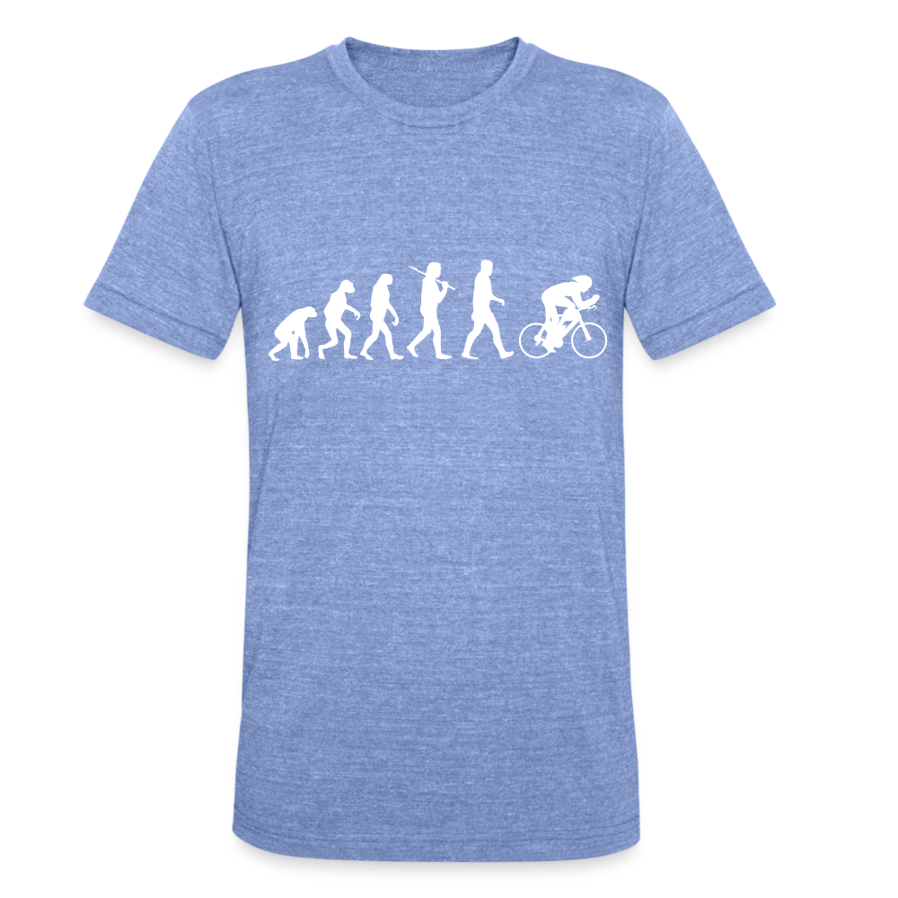 TeeFEVA Unisex Tri-Blend T-Shirt | Bella & Canvas Unisex Tri-Blend T-Shirt - Evolution Bike