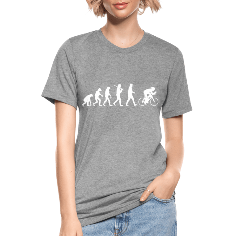 TeeFEVA Unisex Tri-Blend T-Shirt | Bella & Canvas Unisex Tri-Blend T-Shirt - Evolution Bike