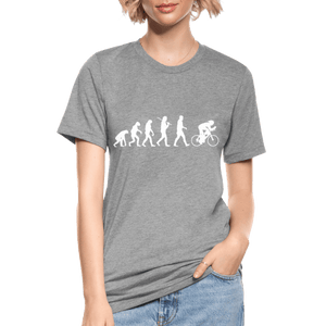 TeeFEVA Unisex Tri-Blend T-Shirt | Bella & Canvas Unisex Tri-Blend T-Shirt - Evolution Bike