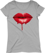 Load image into Gallery viewer, TeeFEVA Clothing Halloween - Women&#39;s T-Shirt - Beautiful Vampire Lips