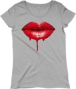 TeeFEVA Clothing Halloween - Women's T-Shirt - Beautiful Vampire Lips