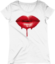 Load image into Gallery viewer, TeeFEVA Clothing Halloween - Women&#39;s T-Shirt - Beautiful Vampire Lips