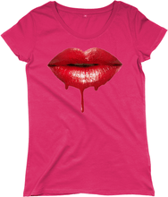 Load image into Gallery viewer, TeeFEVA Clothing Halloween - Women&#39;s T-Shirt - Beautiful Vampire Lips