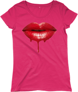 TeeFEVA Clothing Halloween - Women's T-Shirt - Beautiful Vampire Lips