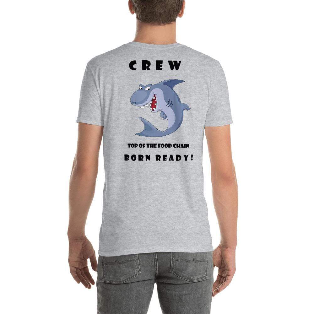 TeeFEVA CookHouse | T-Shirt | CREW - Top Of The Food Chain - Born Ready! (dark/graphic)