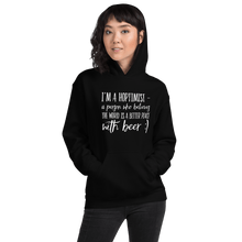 Load image into Gallery viewer, TeeFEVA Hoodie TeeFEVA | Hoodie | Beer | Hoptimist&#39;s - A Better Place With Beer...