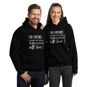 TeeFEVA Hoodie TeeFEVA | Hoodie | Beer | Hoptimist's - A Better Place With Beer...