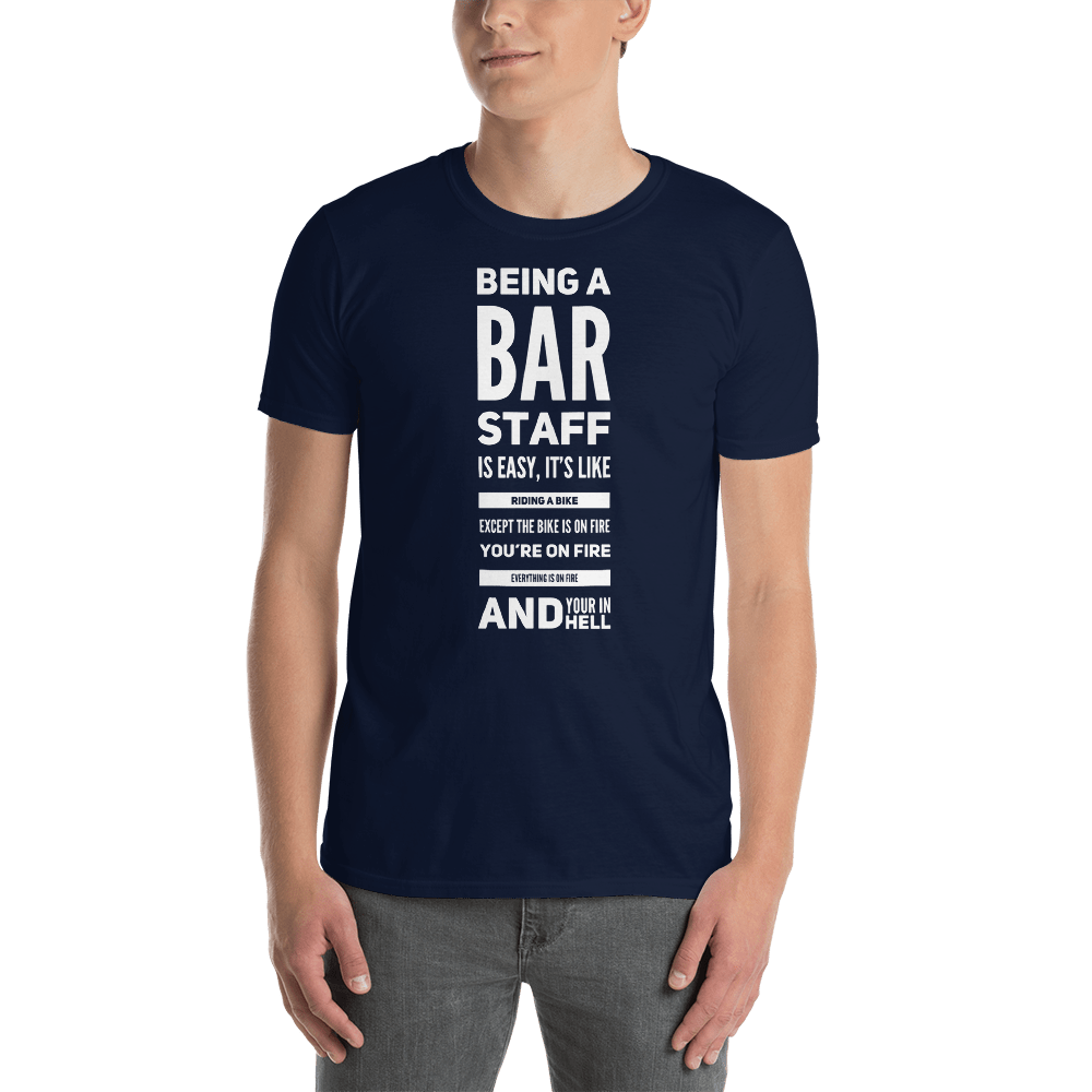 TeeFEVA Horsebox Bars | T-Shirt | Being A Bar Staff
