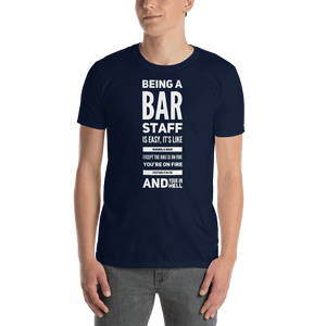 TeeFEVA Horsebox Bars | T-Shirt | Being A Bar Staff