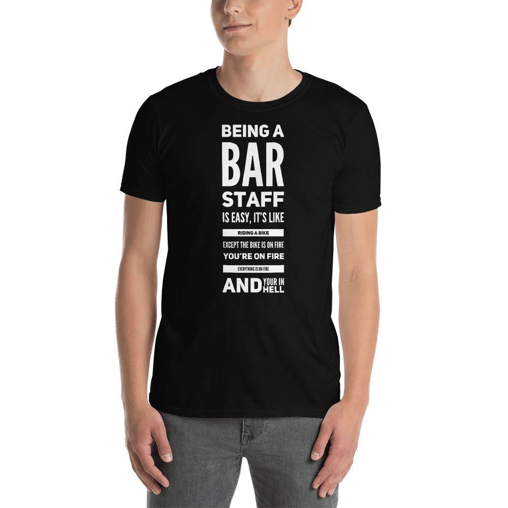 TeeFEVA Horsebox Bars | T-Shirt | Being A Bar Staff