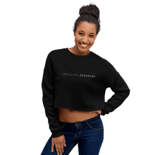 Load image into Gallery viewer, TeeFEVA Jen Elise Coaching | Crop Sweatshirt