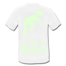 Load image into Gallery viewer, Men’s Breathable Reflective Cycling T-Shirt - white