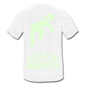 Men’s Breathable Reflective Cycling T-Shirt - white
