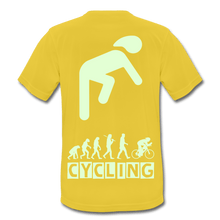 Load image into Gallery viewer, TeeFEVA Men’s Breathable T-Shirt | AWDis Cool Men’s Reflective Cycling Gear | TShirt | Cyclist | All Sides