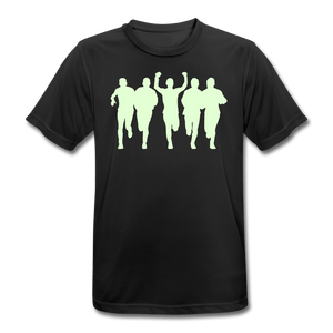 TeeFEVA Men’s Breathable T-Shirt | AWDis Cool Men’s Reflective Running T-Shirt | Night Running | All Sides