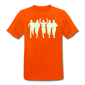 TeeFEVA Men’s Breathable T-Shirt | AWDis Cool Men’s Reflective Running T-Shirt | Night Running | All Sides