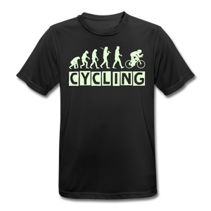 TeeFEVA Men’s Breathable T-Shirt | AWDis Cool Reflective T-Shirt | Cycling | Front | Back