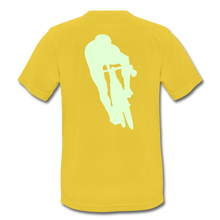 Load image into Gallery viewer, TeeFEVA Men’s Breathable T-Shirt | AWDis Cool Reflective T-Shirt | Cycling | Front | Back