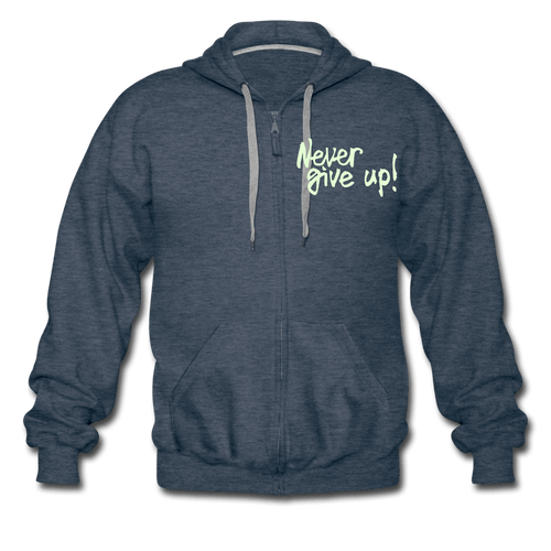 TeeFEVA Men's Premium Hooded Jacket | Spreadshirt 93 Men's Reflective Running | Multiple Activity | Hoodie