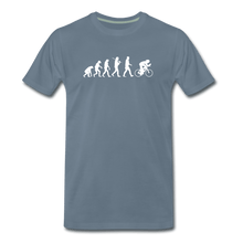 Load image into Gallery viewer, TeeFEVA Men’s Premium T-Shirt | Spreadshirt 812 Men’s Premium T-Shirt | Cycle Evolution