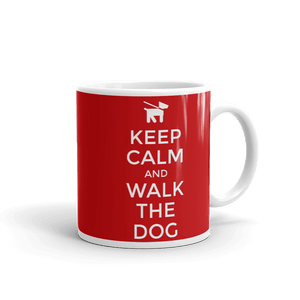 TeeFEVA Mug Keep Calm Mug | Dogs | Keep Calm and Walk The Dog