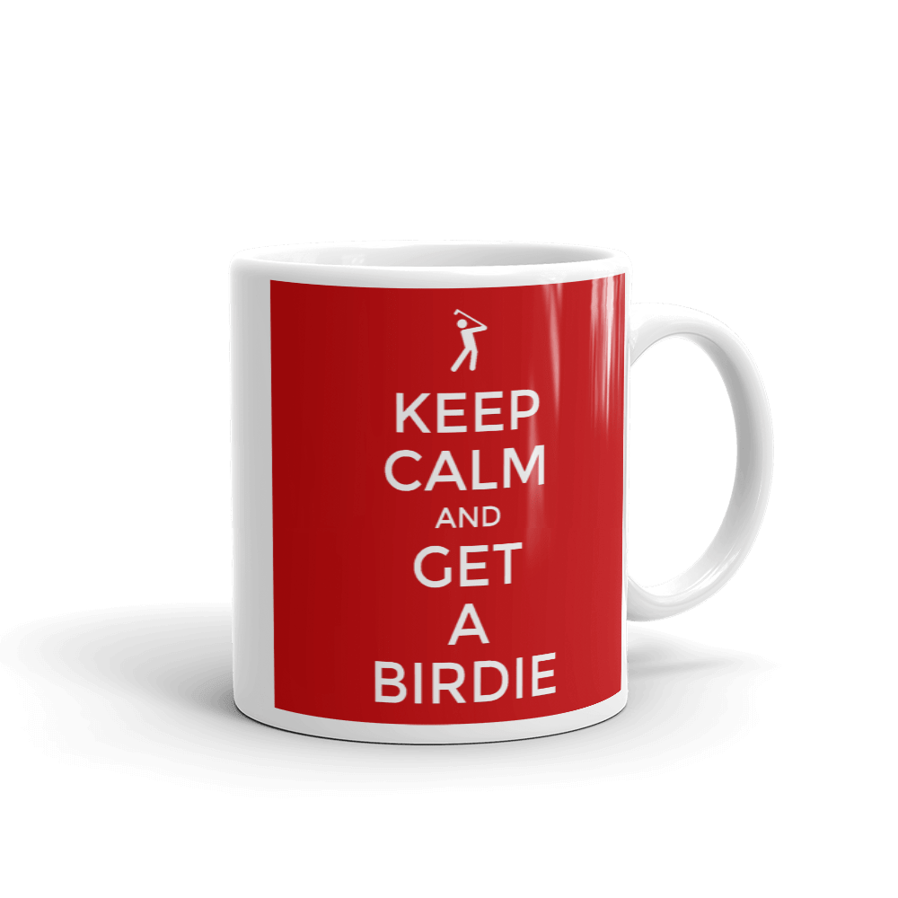TeeFEVA Mug Keep Calm Mug | Golf | Keep Calm and GET A Birdie