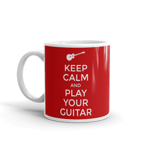 TeeFEVA Mug Keep Calm Mug | Play Your Guitar