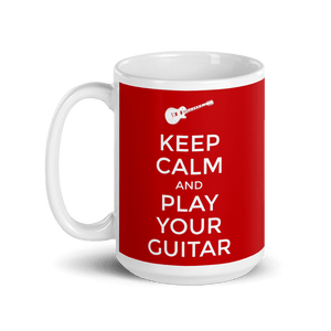 TeeFEVA Mug Keep Calm Mug | Play Your Guitar