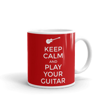 Load image into Gallery viewer, TeeFEVA Mug Keep Calm Mug | Play Your Guitar