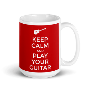 TeeFEVA Mug Keep Calm Mug | Play Your Guitar