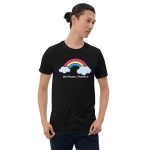 TeeFEVA Please Keep Your Social Distance Unisex T-Shirt | Personalise The T-Shirt's Message if you wish to