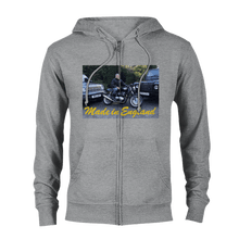 Load image into Gallery viewer, TeeFEVA Print Material Classic Unisex Zip Hoodie - Made in England