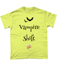 Load image into Gallery viewer, TeeFEVA Suggested Products We Love The Vampire Shift - Black On