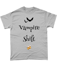 Load image into Gallery viewer, TeeFEVA Suggested Products We Love The Vampire Shift - Black On