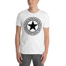 Load image into Gallery viewer, TeeFEVA T-Shirts Unisex TShirt | 8 Point | TeeFEVA | Black Star Stamp
