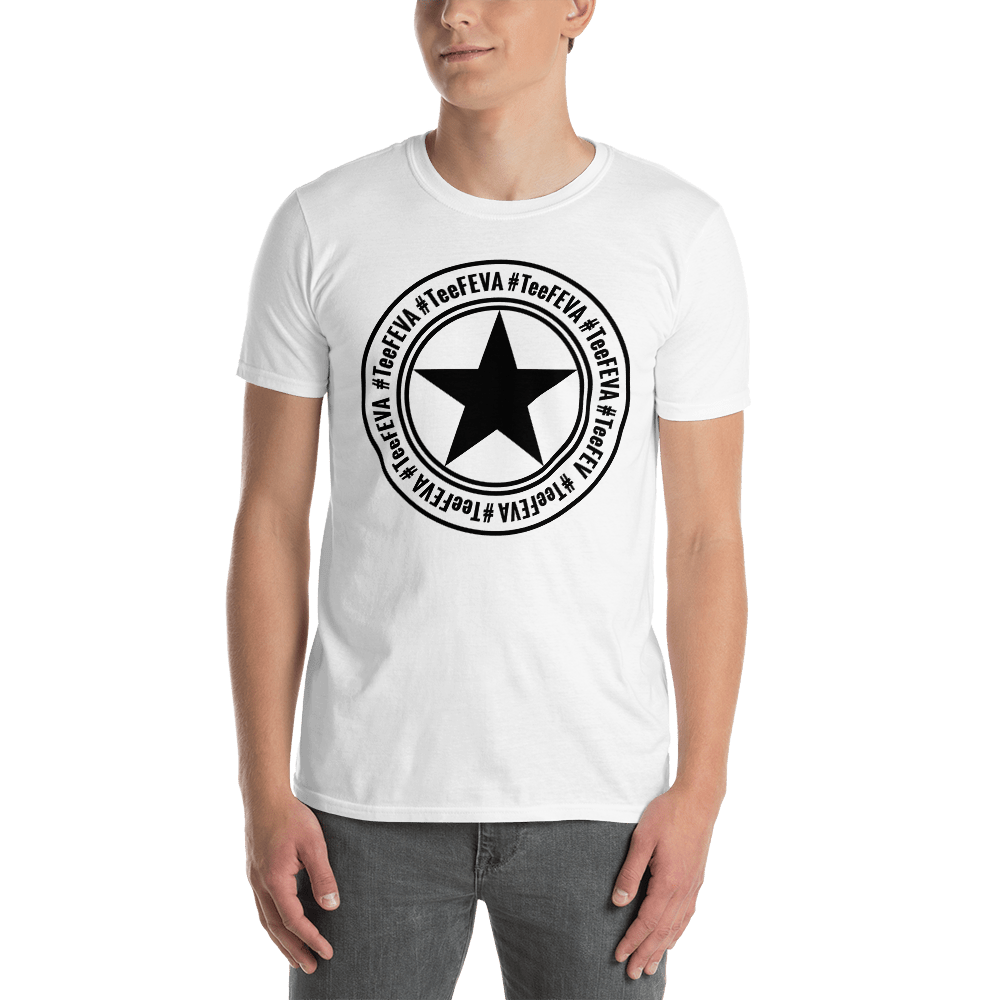 TeeFEVA T-Shirts Unisex TShirt | 8 Point | TeeFEVA | Black Star Stamp