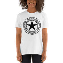 Load image into Gallery viewer, TeeFEVA T-Shirts Unisex TShirt | 8 Point | TeeFEVA | Black Star Stamp