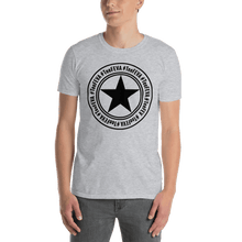 Load image into Gallery viewer, TeeFEVA T-Shirts Unisex TShirt | 8 Point | TeeFEVA | Black Star Stamp
